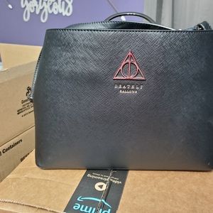 Leather Deathly Hallows Bag